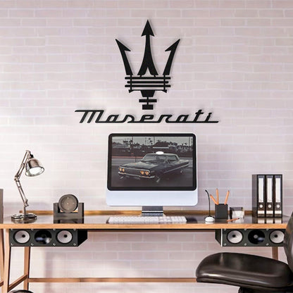 Maserati Metal Car Emblem