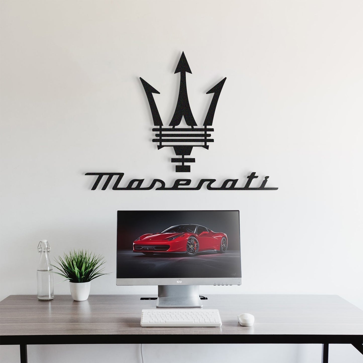 Maserati Metal Car Emblem