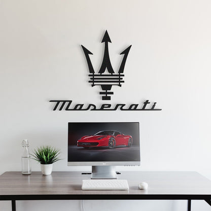 Maserati Metal Car Emblem