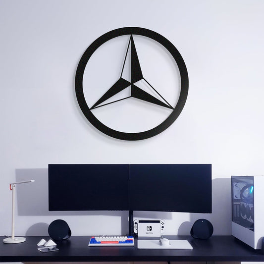 Mercedes Metal Car Emblem