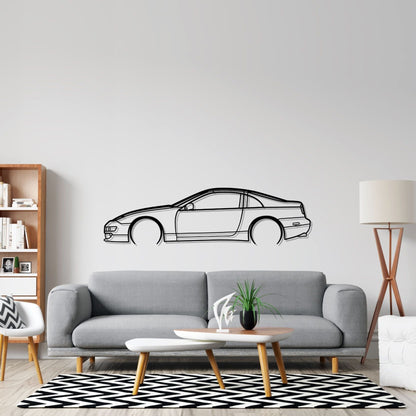 300zx Detailed Silhouette Metal Wall Art