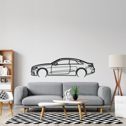 E53 AMG Coupe Detailed Silhouette Metal Wall Art