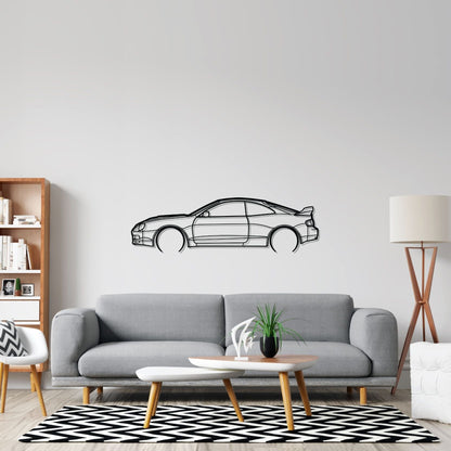 Celica 1994 Detailed Silhouette Metal Wall Art