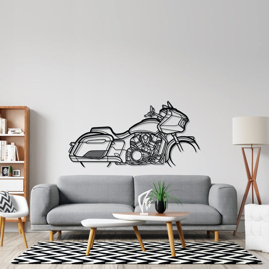 Dark Horse Silhouette Metal Wall Art