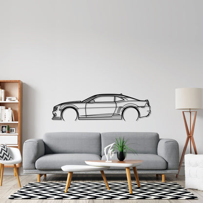 Camaro Detailed Silhouette Metal Wall Art