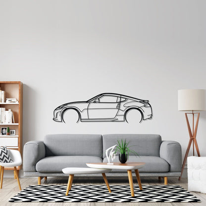 370Z Detailed Silhouette Metal Wall Art