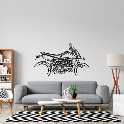 Hyper motard 950 RVE Silhouette Metal Wall Art