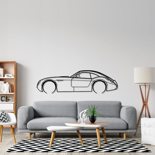 GT MF4 Detailed Silhouette Metal Wall Art