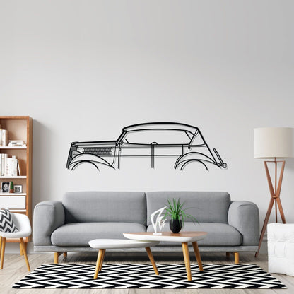 Phaeton 1930 Classic Silhouette Metal Wall Art