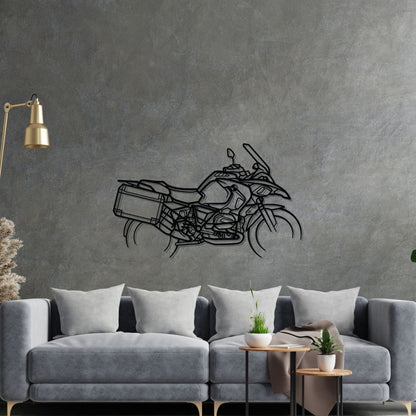 R1200 GS Adventure Silhouette Metal Wall Art