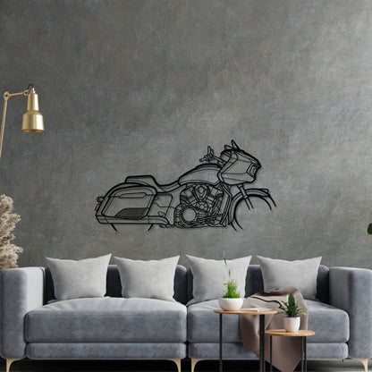 Dark Horse Silhouette Metal Wall Art