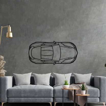 Supra MK5 TOP Metal Silhouette Wall Art