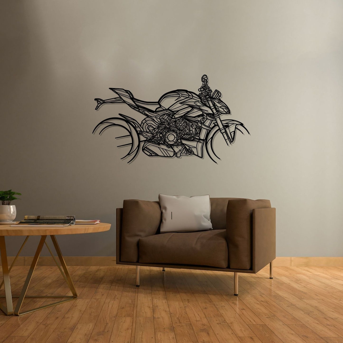 Street Fighter V4S 2022 Silhouette Metal Wall Art