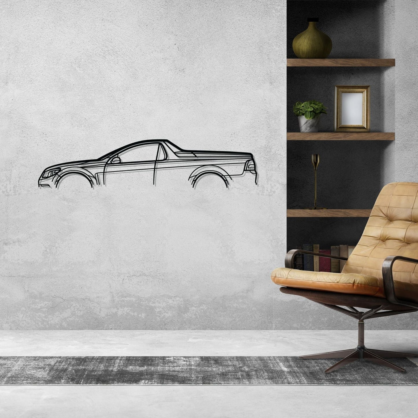 Maloo 2016 Classic Silhouette Metal Wall Art