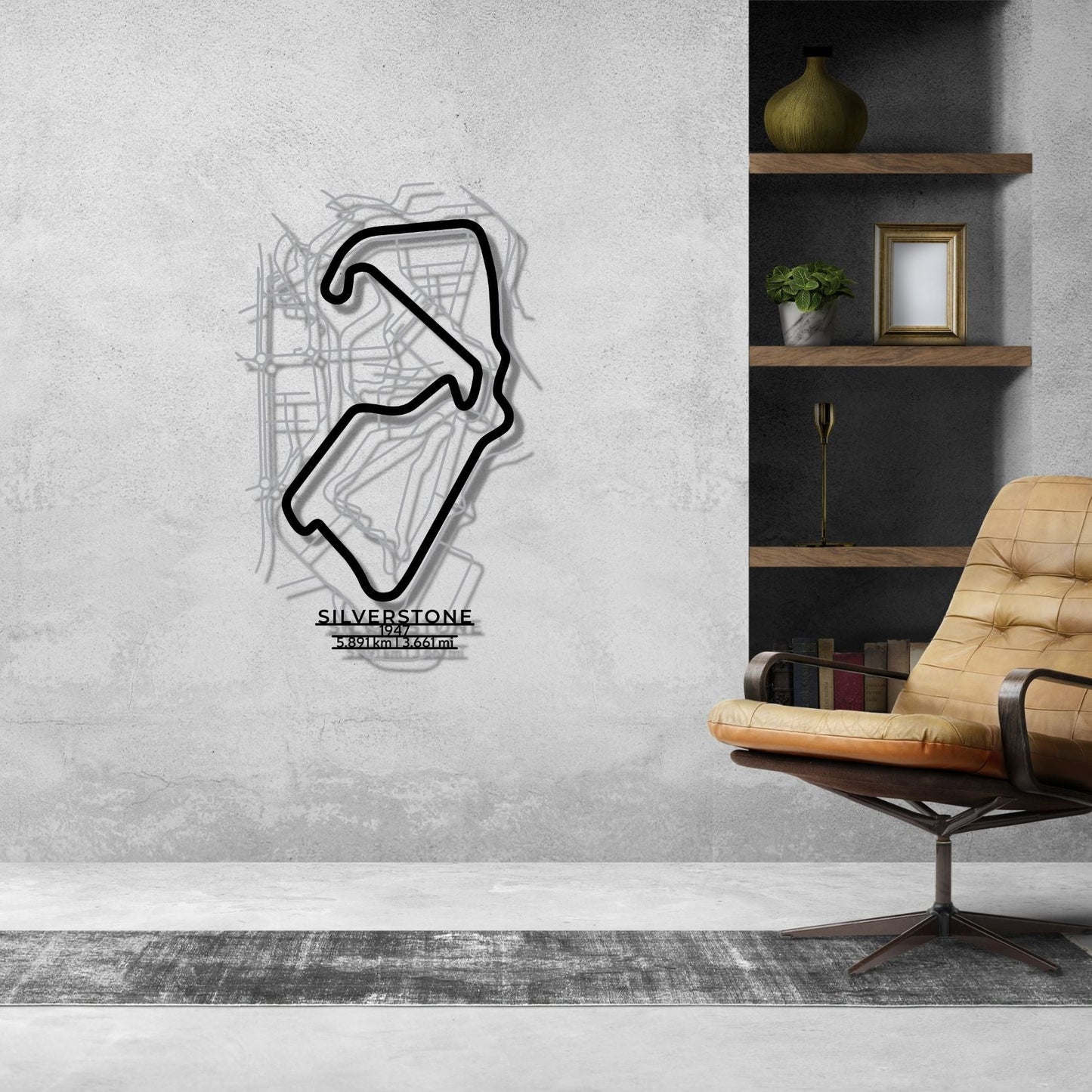 Silverstone Circuit Metal Wall Art