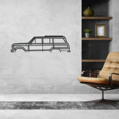 Grand Wagoneer Classic Silhouette Metal Wall Art