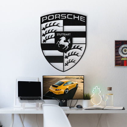 Porsche Metal Car Emblem