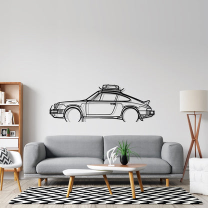 911 Safari Detailed Silhouette Metal Wall Art