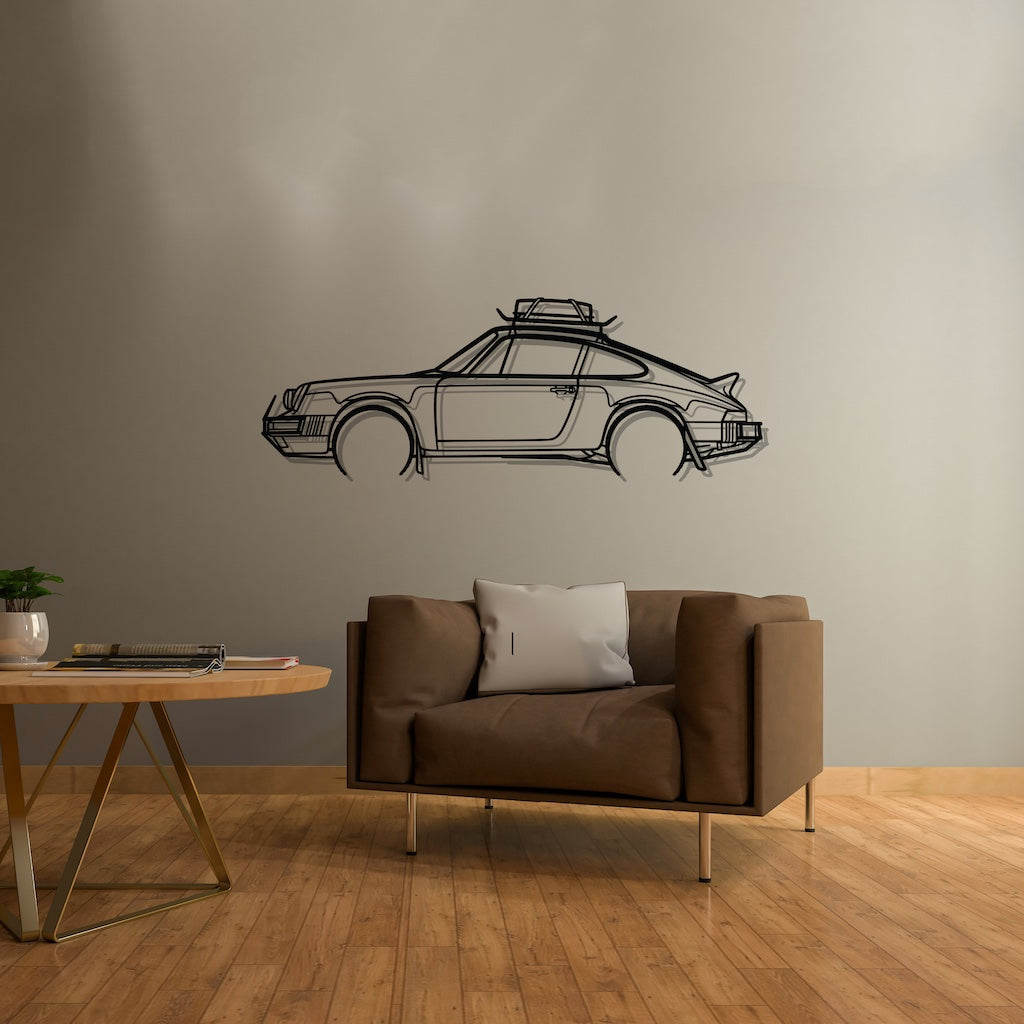 911 Safari Detailed Silhouette Metal Wall Art