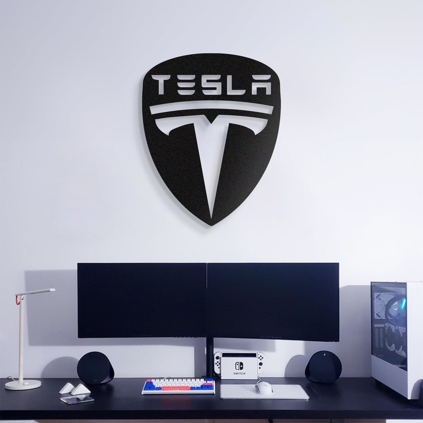 Tesla Metal Car Emblem