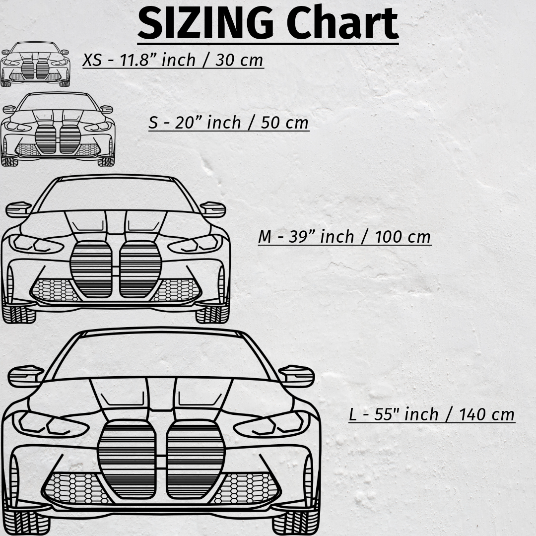 M135i 2014 Detailed Silhouette Metal Wall Art