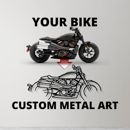 S1000R Silhouette Metal Wall Art