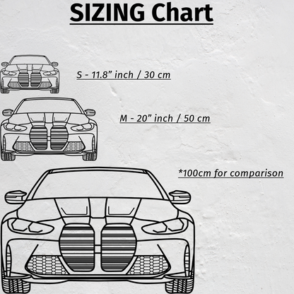 Camaro Silhouette Metal Art Stand