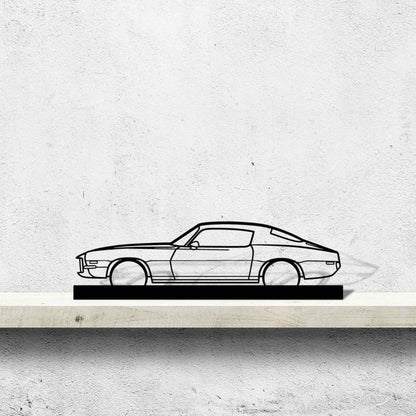 Camaro 1972 Silhouette Metal Art Stand