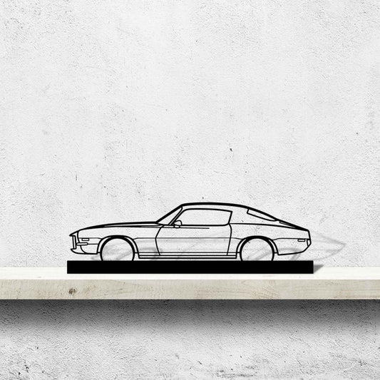 Camaro 1972 Silhouette Metal Art Stand