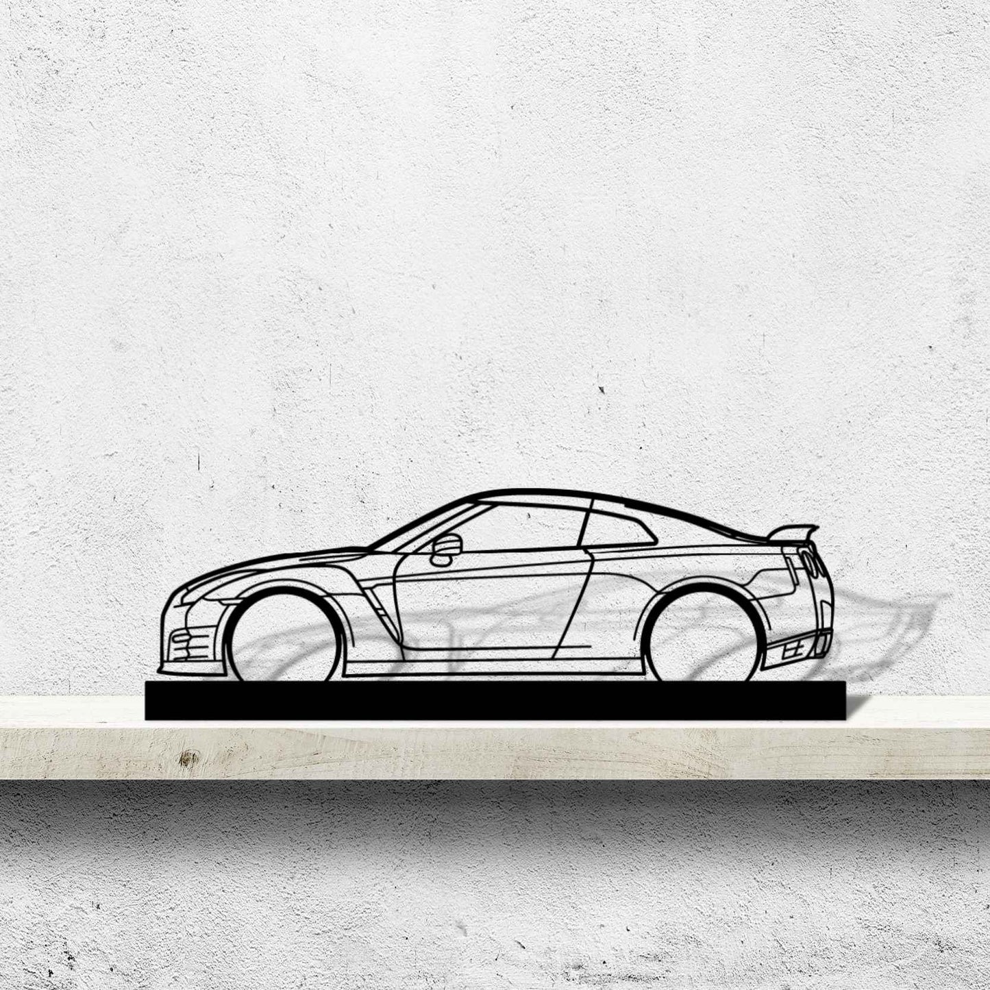 R35 GTR 2012 Silhouette Metal Art Stand