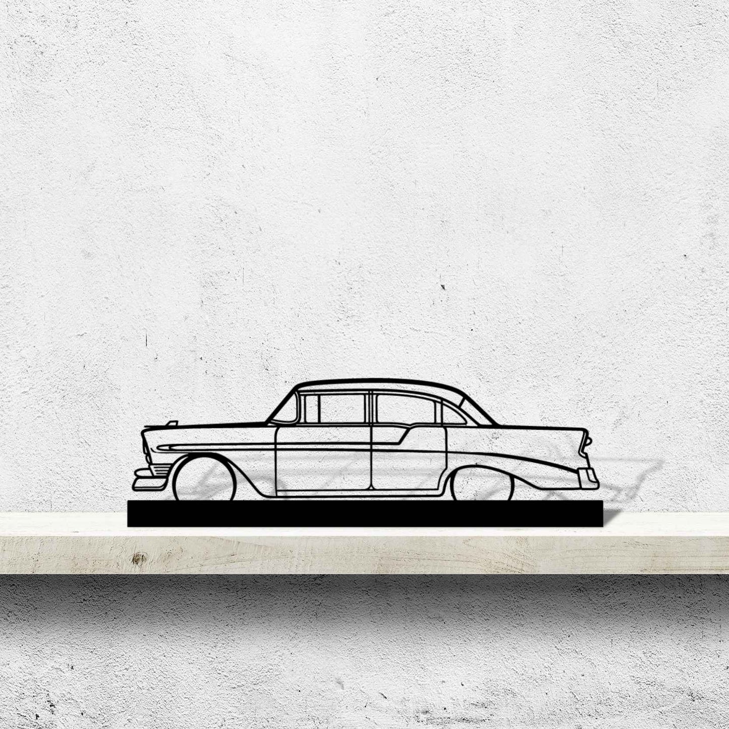 Bel Air 1956 Silhouette Metal Art Stand