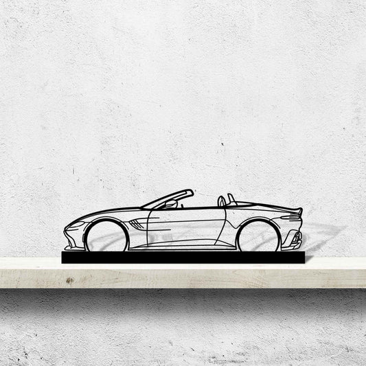 Aston Vantage Cabrio Silhouette Metal Art Stand