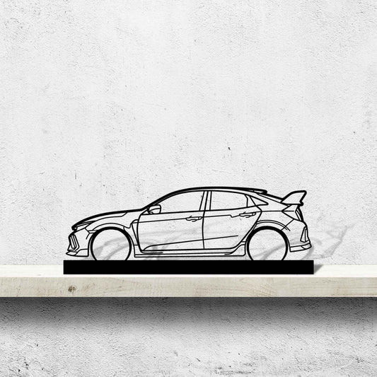 Civic Type R FK8 Silhouette Metal Art Stand