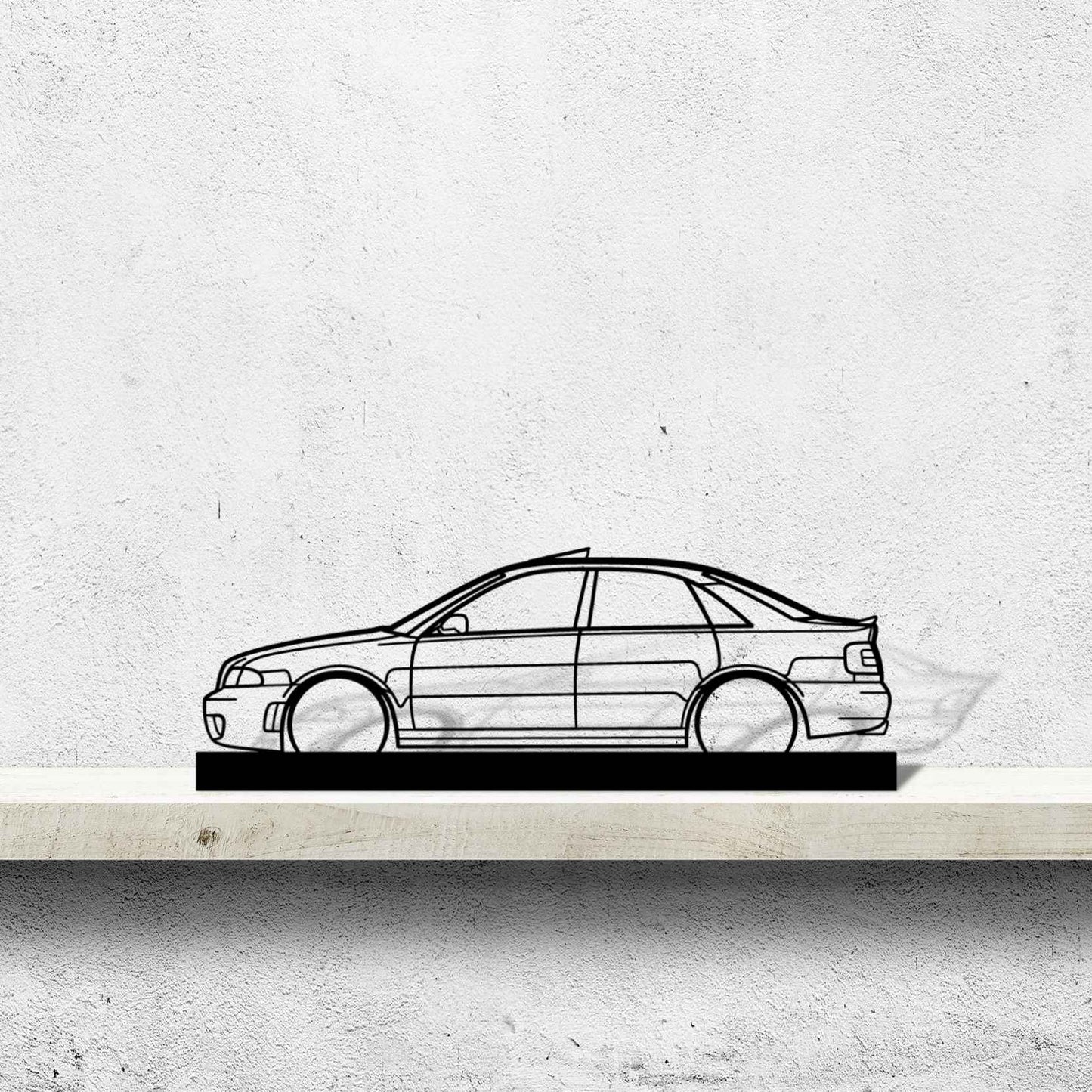 RS4 B5 sedan Silhouette Metal Art Stand