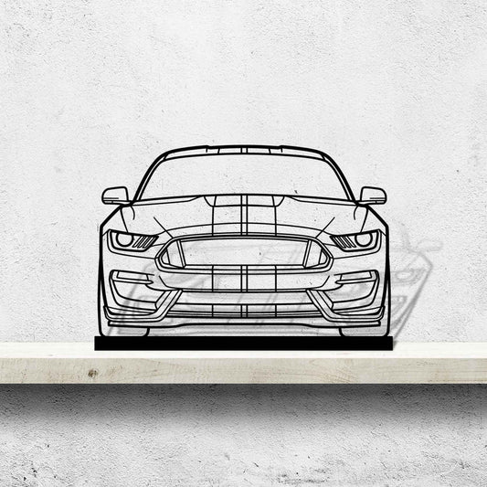 GT350 Front Silhouette Metal Art Stand