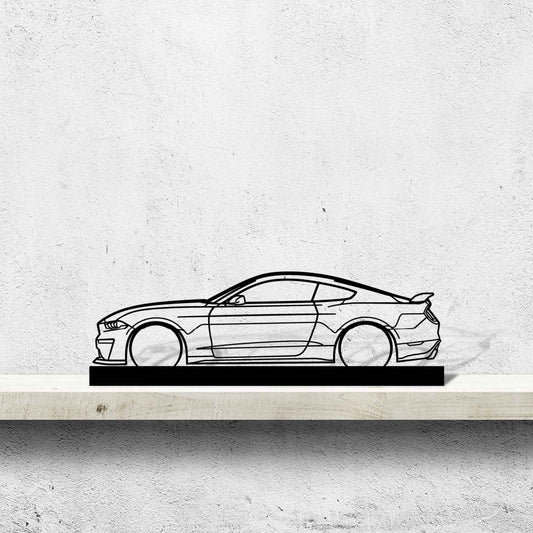 Mustang GT S550 Silhouette Metal Art Stand