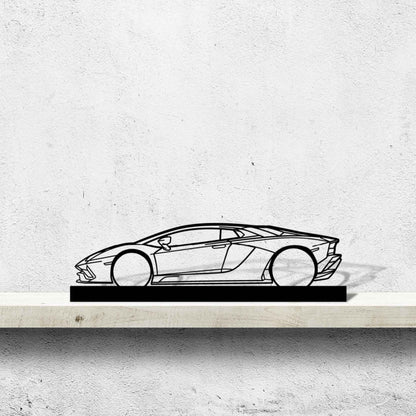 Aventador S 2019 Silhouette Metal Art Stand