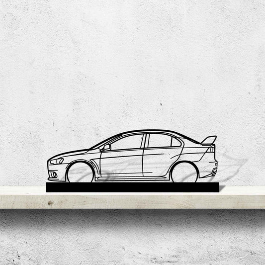 Evo X Silhouette Metal Art Stand