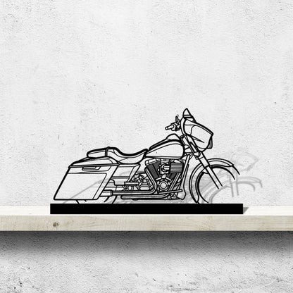 Street Glide 2014 Silhouette Metal Art Stand