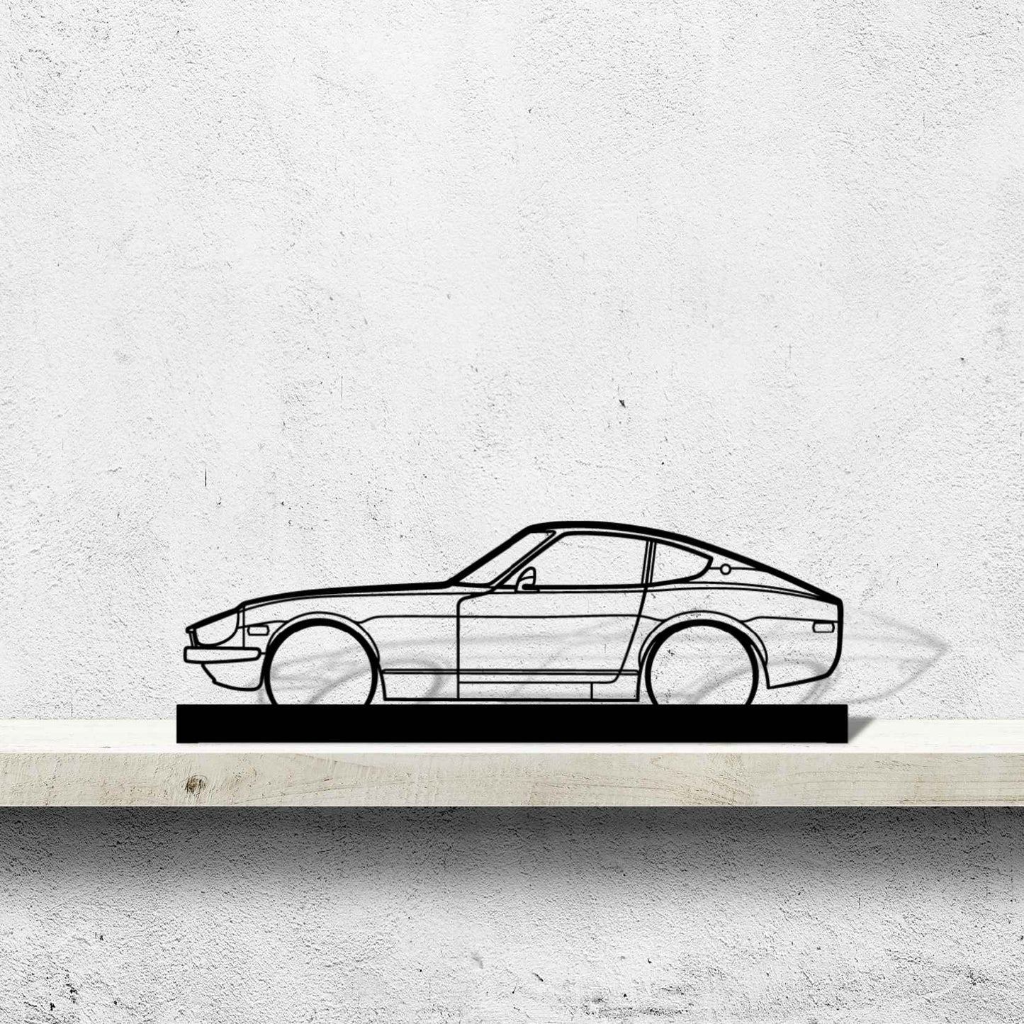 280Z Coupe Silhouette Metal Art Stand