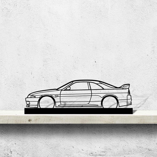 R33 GTR 1995 Silhouette Metal Art Stand