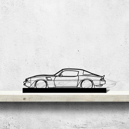 Camaro z28 1980 Silhouette Metal Art Stand