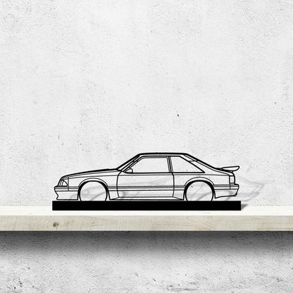 Mustang Saleen Silhouette Metal Art Stand