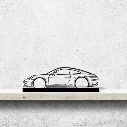 911 GT3 Model 992.2 Touring Silhouette Metal Art Stand