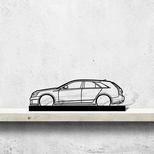 CTS-V WAGON Silhouette Metal Art Stand