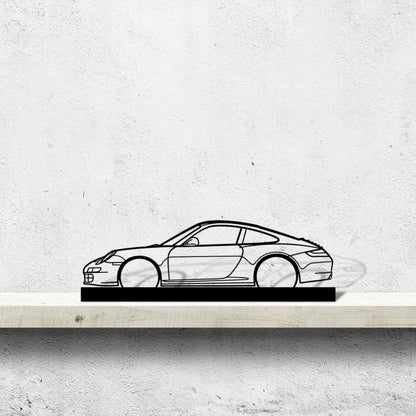 911 model 997 Silhouette Metal Art Stand