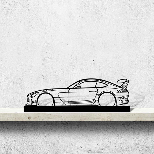 AMG GT black series Silhouette Metal Art Stand