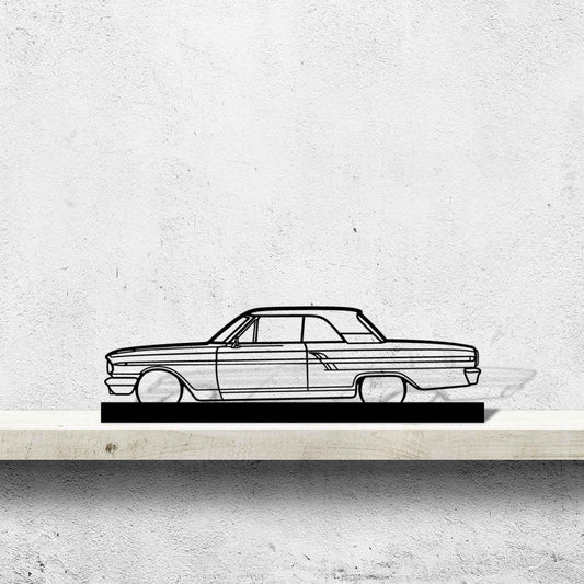 Fairlane Coupe 1964 Silhouette Metal Art Stand