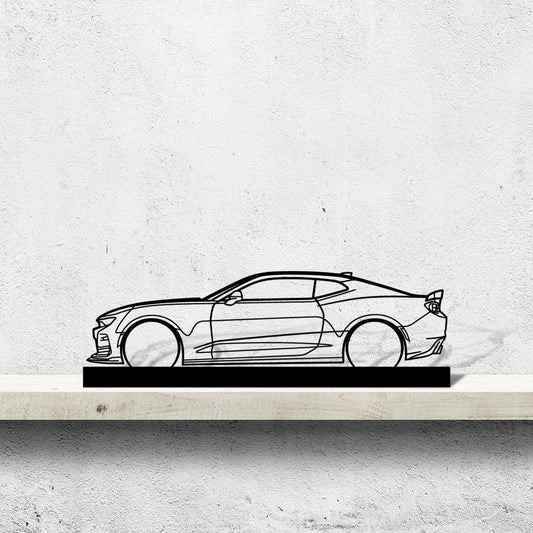 Camaro SS 1LE Silhouette Metal Art Stand