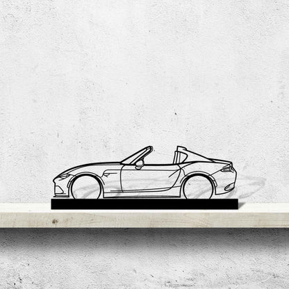 MX-5 RF Silhouette Metal Art Stand